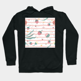 Floral Pattern Hoodie